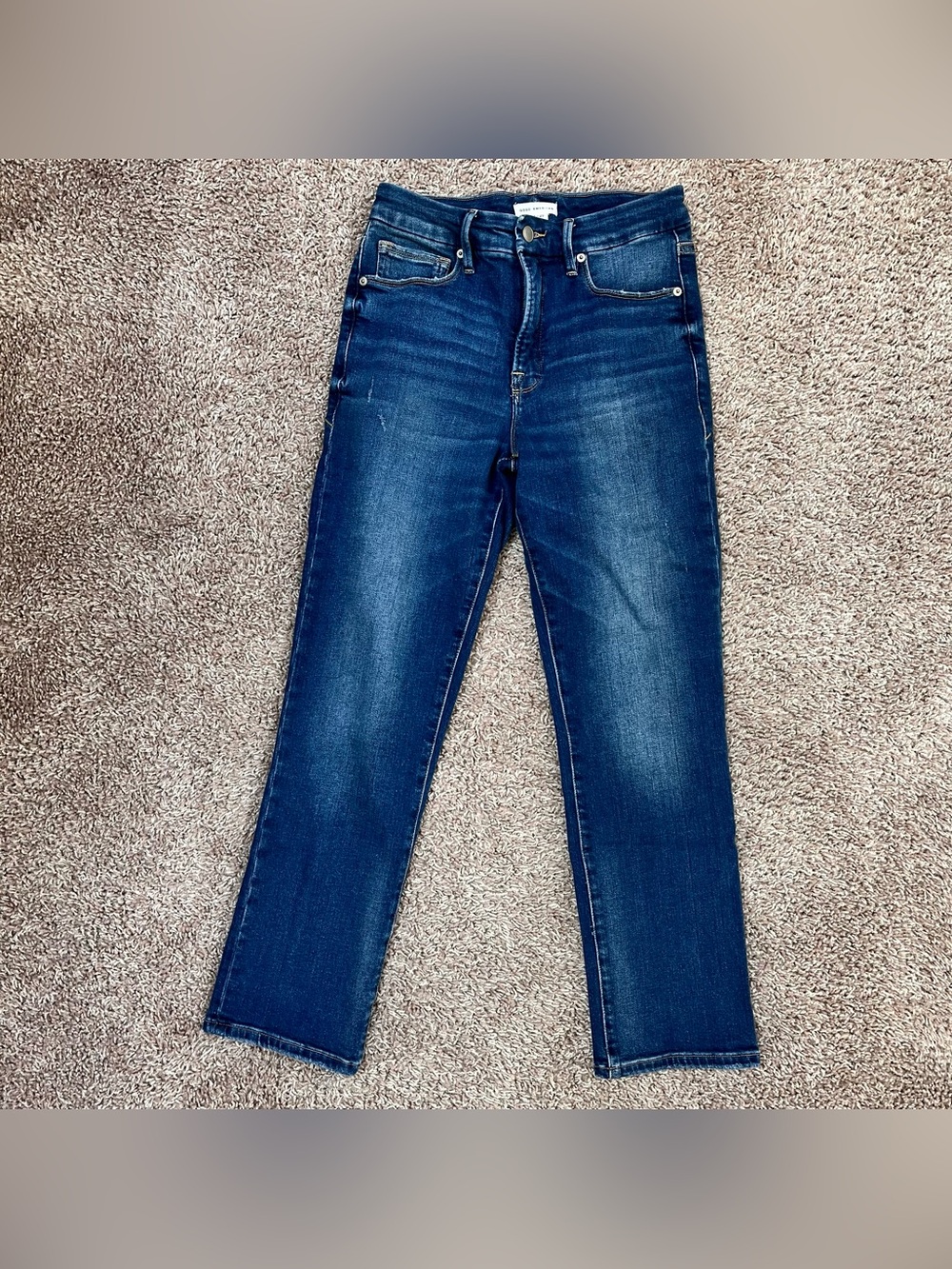 Good American Good Legs Straight Jeans